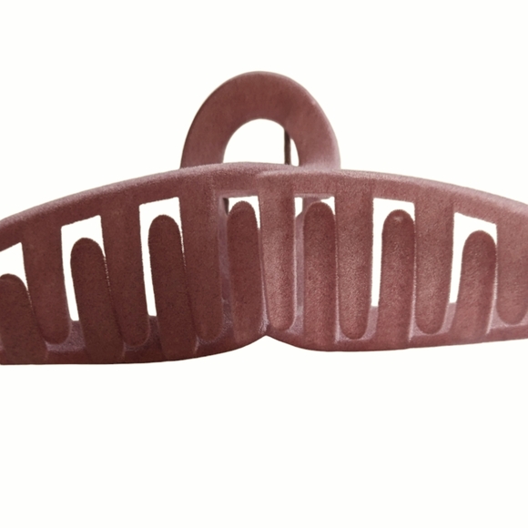 🍁 3/$15 Flocked Loop Hair Clip - Picture 4 of 5